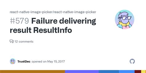failure delivering result resultinfo